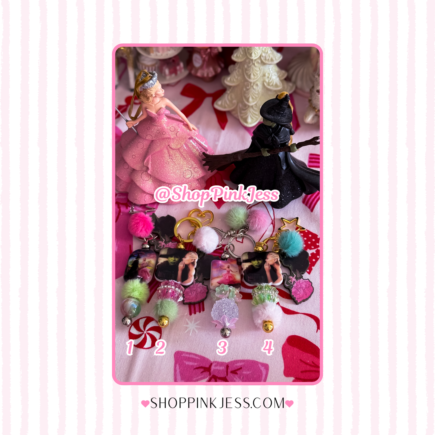 Wicked short keychain