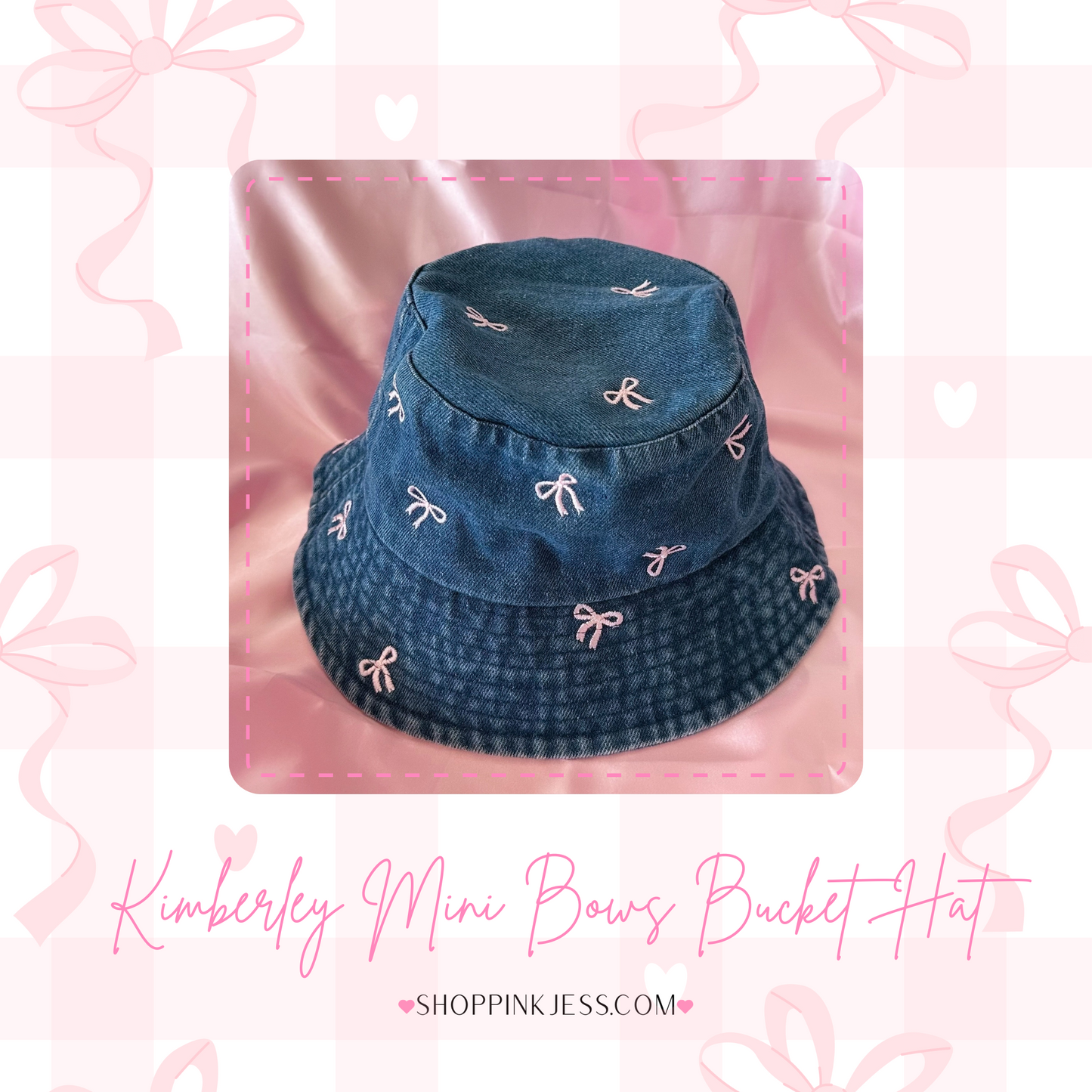 Kimberley Mini Bows Bucket Hat