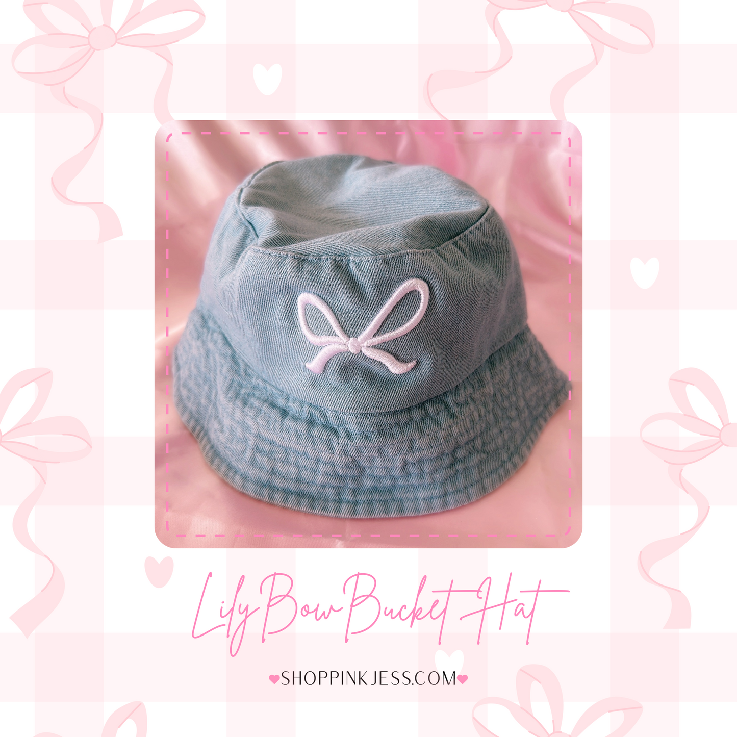 Lily Bow Bucket Hat