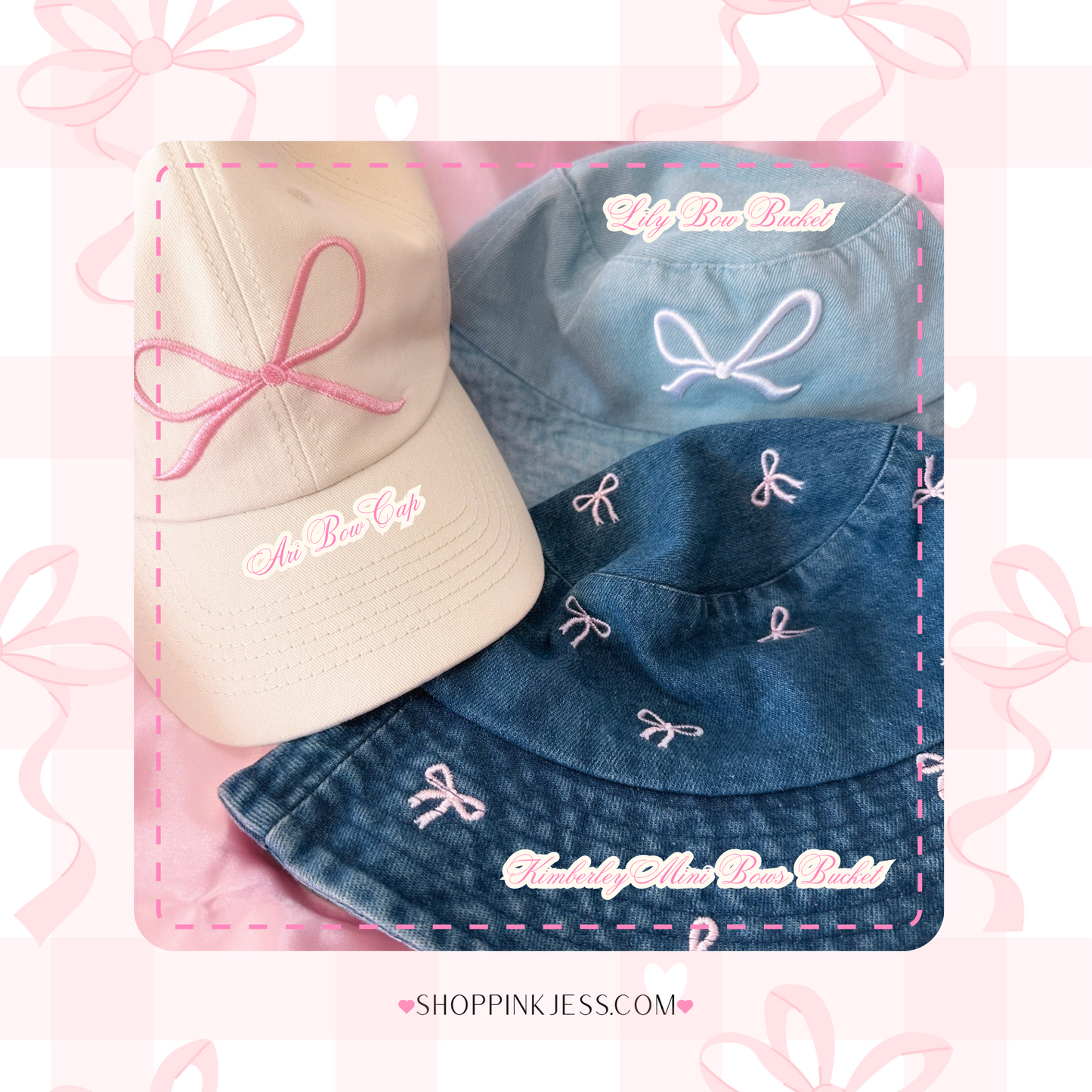 Lily Bow Bucket Hat