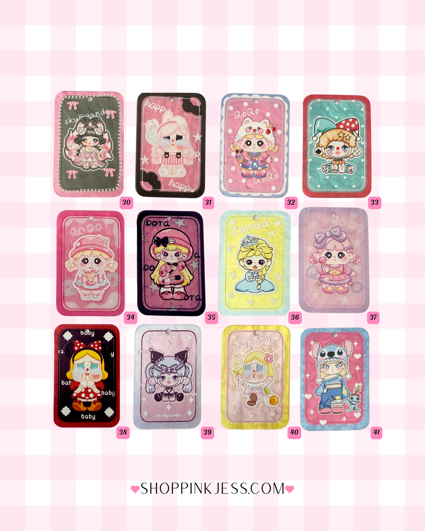 Acrylic Character Cards