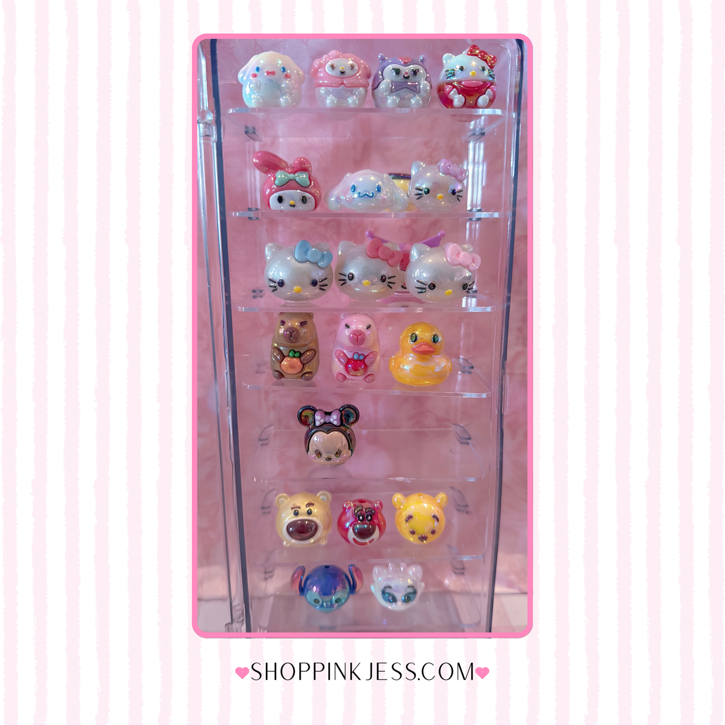 3D Silicon Character Beads